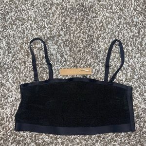 SKIMS Sculpt Bandeau Women Small Ochre Brown Sheer Stretch Bra BR-BND-0254 NWT